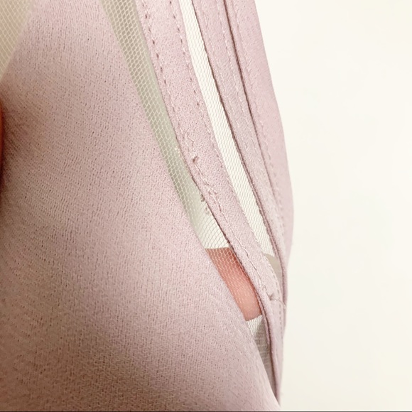 2/$50 NWT NBD Lucas Mini Dress Mauve Fit and Flare - Picture 6 of 7